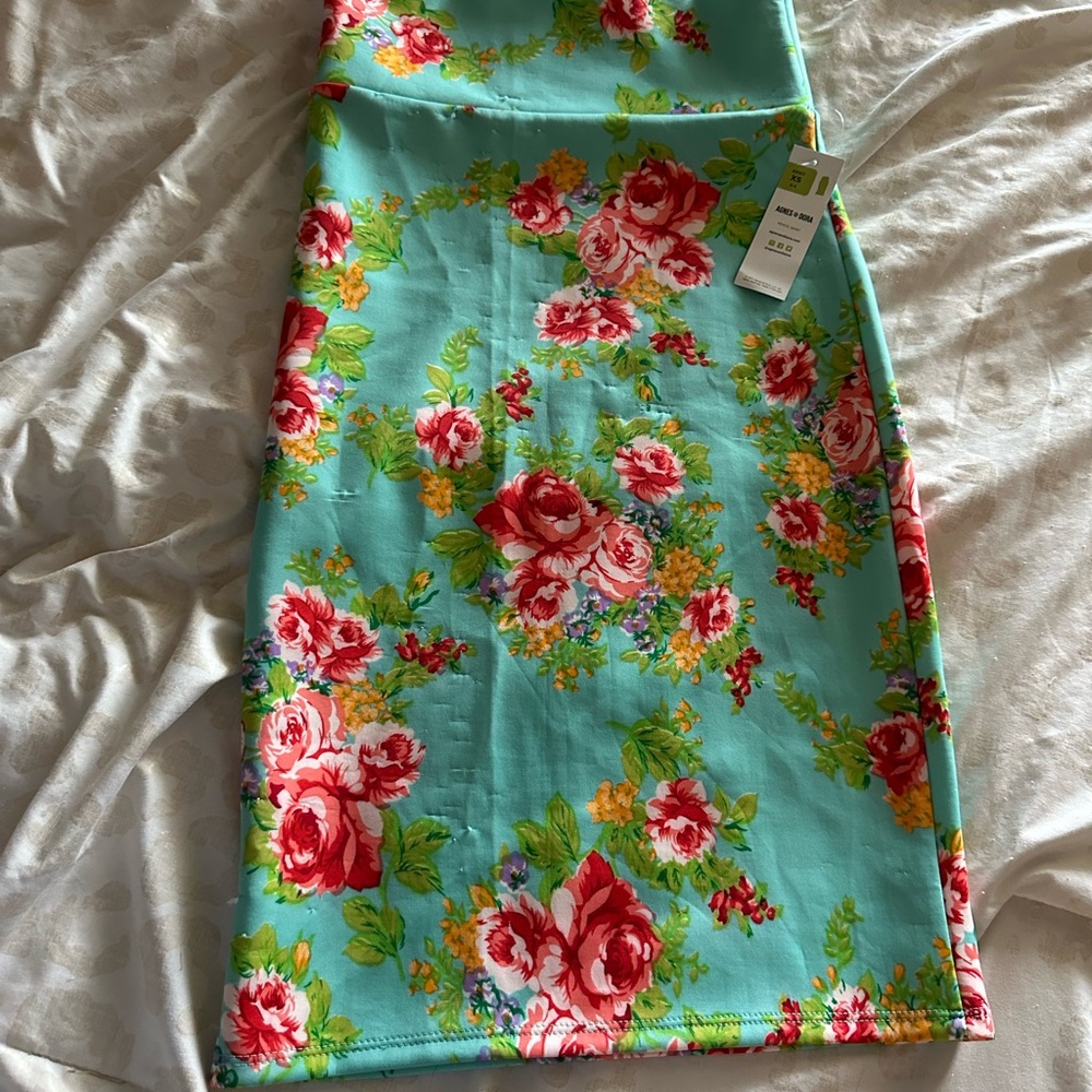 Floral Print Skirt